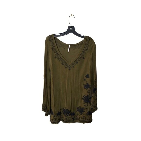 Free people women’s embroidery tunic size XS - Picture 1 of 7